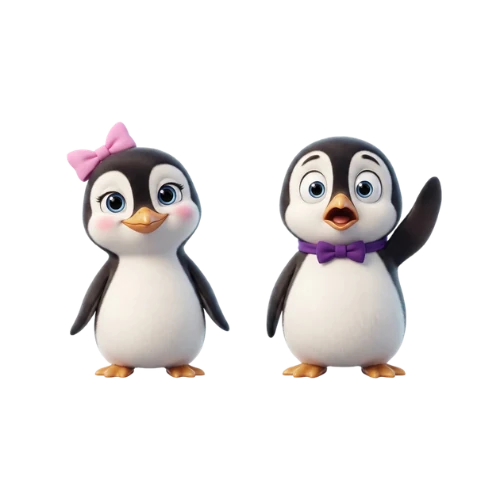 Drive y Bruni, los pingüinos de We2Drive
