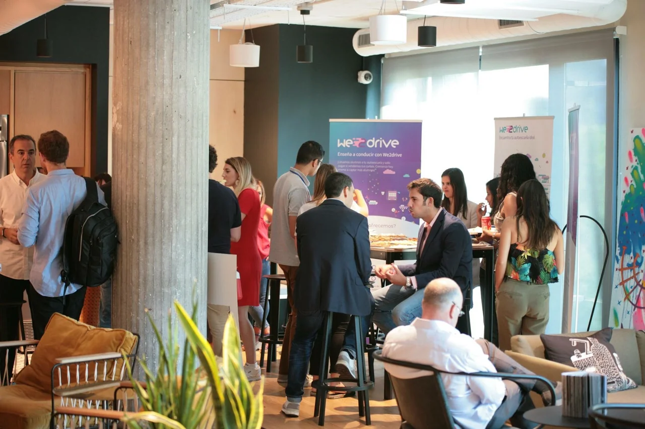 Ambiente del evento de lanzamiento de We2Drive, Madrid 2018